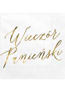 Serwetki na WIECZ�R PANIE�SKI 33cm (20szt.)