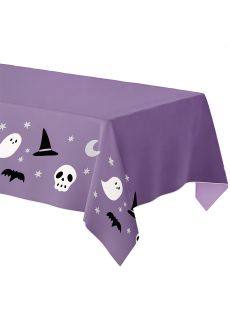 Halloweenowy obrus SPOOKY FRIENDS obrus halloweenowy dekoracje halloweenowe ozdoby halloweenowe