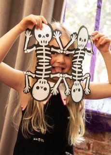 Halloweenowe serwetki szkielet SPOOKY FRIENDS 12 szt. serwetki halloweenowe dekoracje halloweenowe