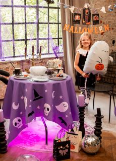 Halloweenowe serwetki szkielet SPOOKY FRIENDS 12 szt. serwetki halloweenowe dekoracje halloweenowe