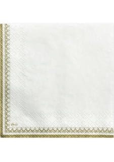 Serwetki komunijne IHS bia�e 33cm (20szt.)