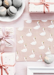Serwetki urodzinowe �AB�DZIE Lovely Swan 33cm (20szt.)
