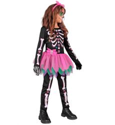 Str�j SZKIELECIK Dia de los Muertos dla dziewczynki - 116cm
