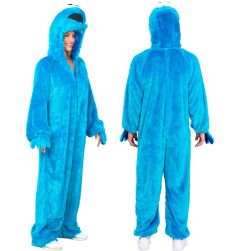 Str�j maskotka POTWOREK CIASTECZKOWY kombinezon z kapturem - XL str�j z bajki dla doros�ych kostium pluszowy str�j dla doros�ych