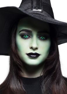 Soczewki kontaktowe HALLOWEEN dla czarownicy