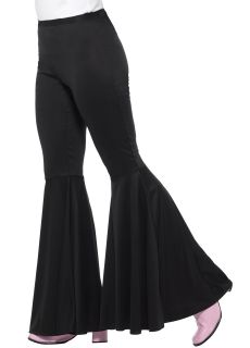 Spodnie DZWONY damskie czarne M/L czarne spodnie dzwony spodnie retro damskie spodnie lata 70 damskie