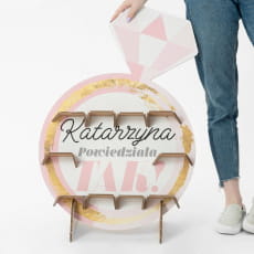 Stojak na kubeczki NA WIECZ�R PANIE�SKI personalizowana dekoracja