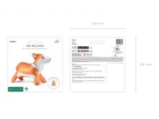 Stoj�cy balon CORGI balon foliowy balon piesek balon stoj�cy balon pies pies balon
