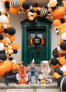 Stoj�cy balon KOT halloweenowy