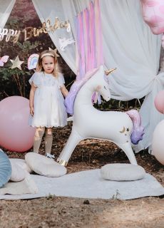 Stoj�cy balon JEDNORO�EC balon urodzinowy balon foliowy balon stoj�cy jednoro�ec balon