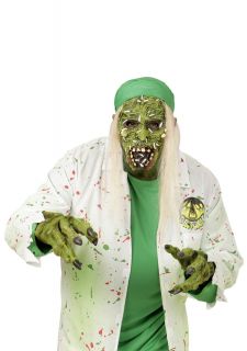 Straszna maska ZOMBIE GNIJ�CY maska z w�osami