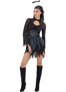 Str�j CZARNY ANIO� przebranie Halloweenowe str�j na halloween kostium na halloween str�j damski