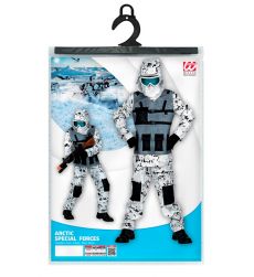 Str�j karnawa�owy dla ch�opca ARKTYCZNE SI�Y SPECJALNE 140cm kostium militarny moro