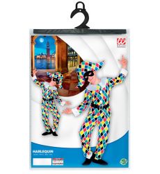 Str�j ARLEKIN 116cm kostium arlekin dzieci�cy kolorowy przebranie