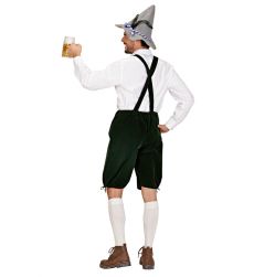Str�j Bawarczyka SPODNIE Z SZELKAMI zielone - XL str�j bawarski m�ski str�j na oktoberfest oktoberfest stroje