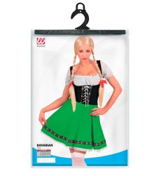 BAWARKA str�j karnawa�owy - S zielona sukienka bawarska Oktoberfest kostium damski