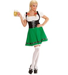 BAWARKA str�j karnawa�owy - L zielona sukienka bawarska Oktoberfest kostium damski