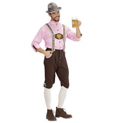 Str�j BAWARSKI m�ski - M kostium Oktoberfest z szelkami i kapeluszem na imprez�