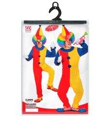 Str�j CLOWNA dla doros�ych unisex - XS str�j karnawa�owy dla doros�ych kostium dla doros�ych przebranie na karnawa�