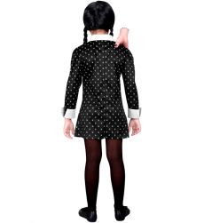 Str�j WEDNESDAY sukienka dla dziewczynki 128cm str�j Wednesday sukienka Wednesday kostium Wednesday dla dzieci