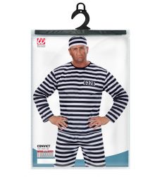 Str�j WI�ZIENNY m�ski - XL kostium wi�nia przebranie wi�zie�