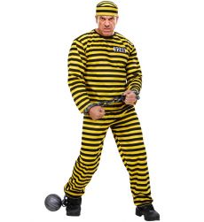 Str�j wi�nia ��to-czarny DALTON L kostium pasy przebranie Halloween