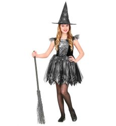 Str�j CZAROWNICA przebranie na Halloween 158cm kostium czarownicy dla dzieci przebranie czarownica