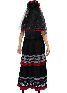 Str�j Dia De Los Muertos sukienka Meksykanki - S str�j meksyka�ski damski sukienka meksyka�ska str�j damski