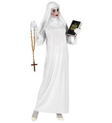 Str�j DUCH ZAKONNICY na Halloween XXXL kostium zakonnica duch przebranie grozy