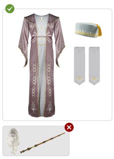 Str�j imprezowy dla doros�ych Albus Dumbledor M- L kostium harry potter str�j czarodzieja kostium na halloween str�j dla doros�ych str�j m�ski