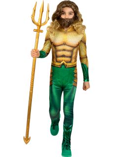 Dzieci�cy str�j AQUAMAN 5-6 lat kostium aquaman stroje na halloween dla dzieci str�j superbohatera