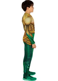 Dzieci�cy str�j AQUAMAN 5-6 lat kostium aquaman stroje na halloween dla dzieci str�j superbohatera