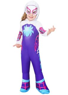 Str�j dzieci�cy GHOST SPIDER 5-6 lat str�j superbohaterki kostium ghost spider