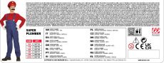 Str�j MARIO kostium na bal przebiera�c�w dla nastolatk�w 13+