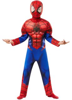 Str�j SPIDERMANA dla dziecka - deluxe M kostium spiderman przebranie superbohatera kostium dzieci�cy