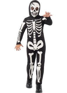Str�j dzieci�cy SZKIELET �wiec�cy 3-4 lat kostium szkielet przebranie szkielet przebranie halloween