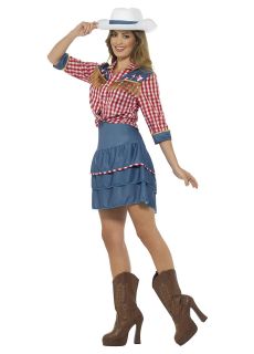 Str�j kowbojki DZIEWCZYNA Z RODEO  M kostium kowbojka kostium kowbojka przebranie na bal przebiera�c�w