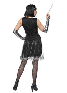 Str�j FLAPPER sukienka lata 20 - XL