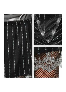 Str�j FLAPPER sukienka lata 20 - XL