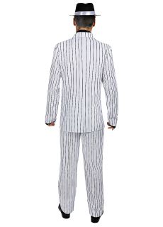 Str�j GANGSTER bia�y - XL