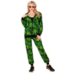 �mieszny str�j karnawa�owy GANJA S dres zielony wz�r przebranie
