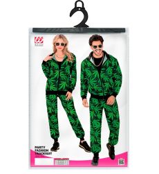 �mieszny str�j karnawa�owy GANJA M dres zielony wz�r przebranie