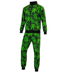 �mieszny str�j karnawa�owy GANJA XL dres zielony wz�r przebranie