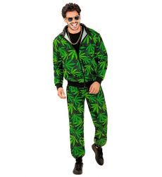 �mieszny str�j karnawa�owy GANJA XXL dres zielony wz�r przebranie