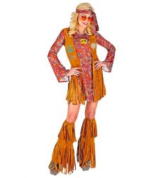 Str�j hipisa damski PEACE & LOVE - M str�j hipisa kostium hipiski przebranie hipiska