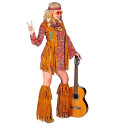 Str�j hipisa damski PEACE & LOVE - XXL str�j hipisa kostium hipiski przebranie hipiska