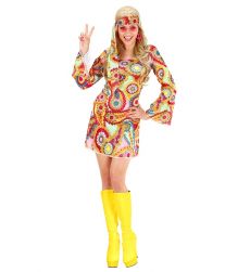 Str�j hipiski HIPPIE GIRL - M str�j hipiski kostium hipiski przebranie hipiska