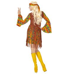 Str�j hipisa damski POWER FLOWER - XXXL str�j hipiski str�j damski kostium na bal str�j karnawa�owy damski