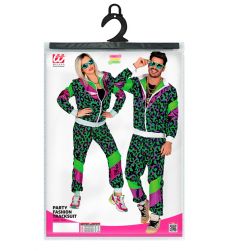 Str�j karnawa�owy NEON PARTY dresy w stylu lat 90 XXL kostium neon retro