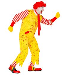 Str�j CLOWN Z HORRORU McKiller M kostium klaun grozy ��ty przebranie Halloween